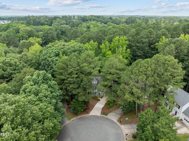 15 Gray Fox Ct, Durham, NC 27713 - drone / aerial view of a heavily wooded area