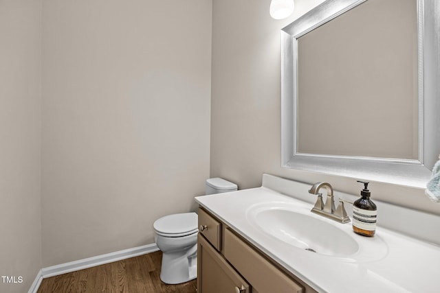 3306 Meadowrun Dr, Durham, NC 27707 - half bath featuring wood finished floors and vanity