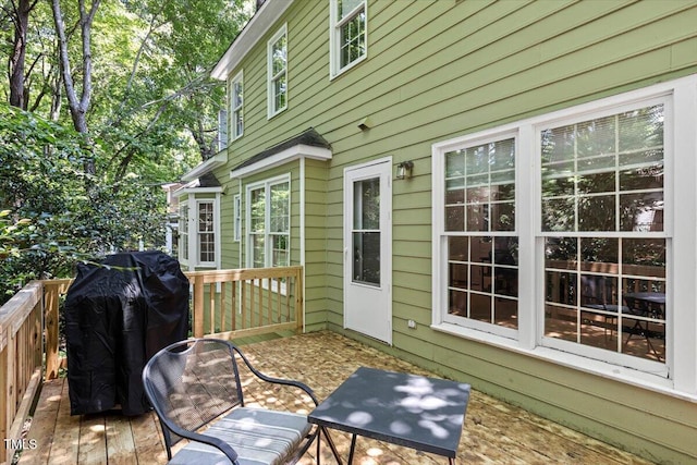 107 Canyon Run, Cary, NC 27513 - view of wooden deck