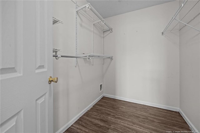 107 Hayes Ct, Raeford, NC 28376 - spacious closet with wood finished floors