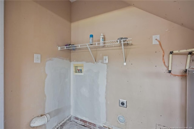 107 Hayes Ct, Raeford, NC 28376 - washroom featuring electric dryer hookup and washer hookup