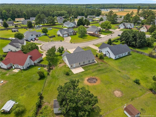 107 Hayes Ct, Raeford, NC 28376 - aerial perspective of suburban area