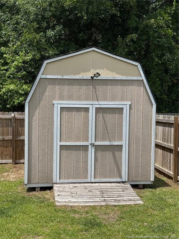 1545 Gallant Fox Ct, Parkton, NC 28371 - view of shed