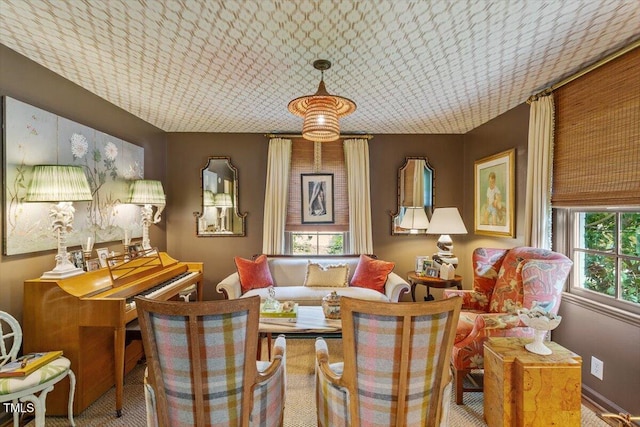 3308 Cobblestone Ct, Raleigh, NC 27607 - living area featuring carpet flooring
