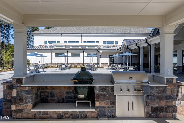 2516 Del Webb Gardens Dr, Fuquay Varina, NC 27526 - view of patio featuring a grill