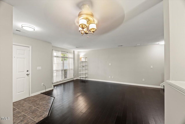 2920 Barrymore St Unit 106, Raleigh, NC 27603 - unfurnished room with dark wood-style flooring