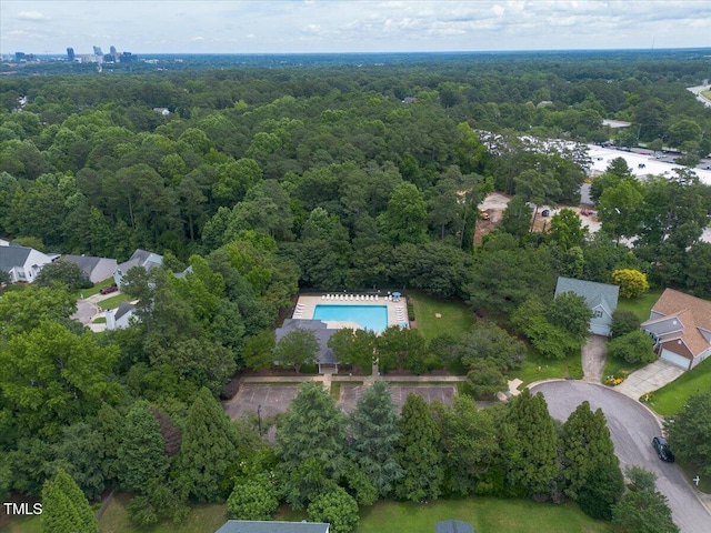2920 Barrymore St Unit 106, Raleigh, NC 27603 - drone / aerial view of a forest