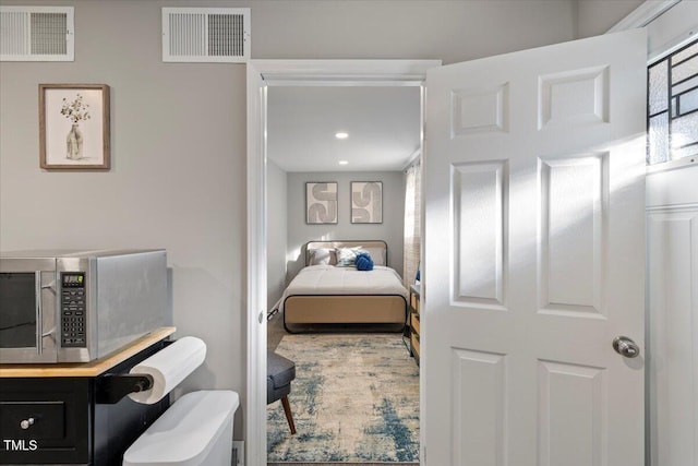 9801 Honeycutt Rd, Raleigh, NC 27614 - bedroom with recessed lighting