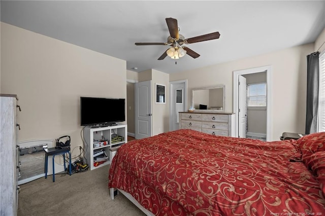 187 Gunner Ct, Broadway, NC 27505 - bedroom featuring carpet flooring and a ceiling fan