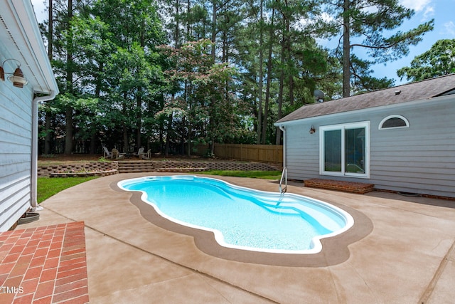 502 Hillcrest Rd, Apex, NC 27502 - view of pool featuring a patio area and view of scattered trees