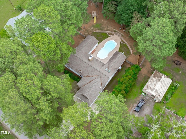 502 Hillcrest Rd, Apex, NC 27502 - aerial view of property and surrounding area