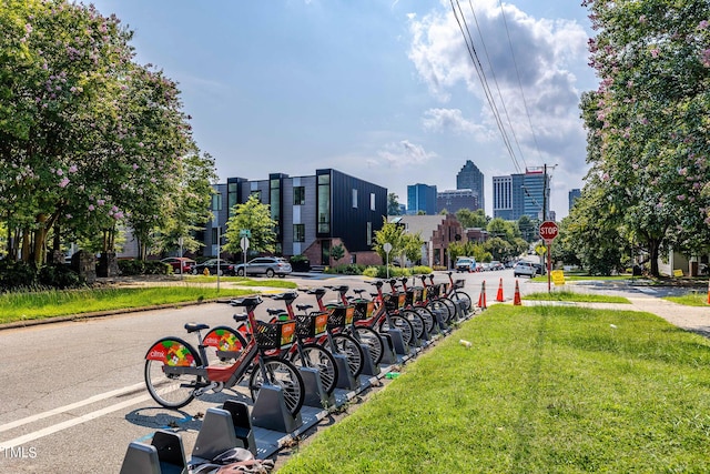 511 S Bloodworth St Unit 104, Raleigh, NC 27601 - view of community with a city view and a yard