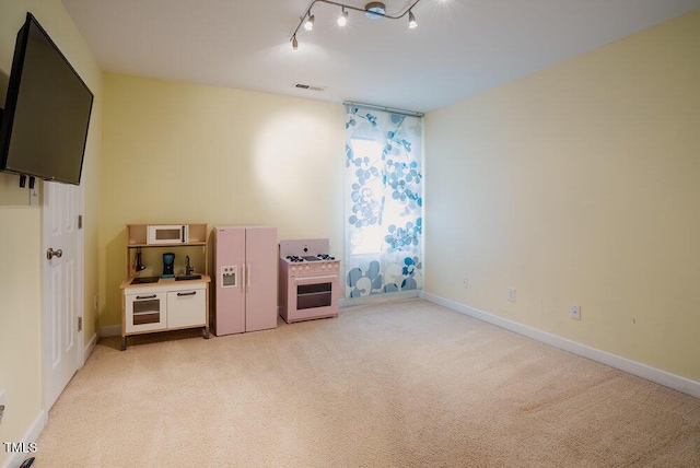 1005 Hidden River Ct, Raleigh, NC 27614 - unfurnished room with light colored carpet and baseboards