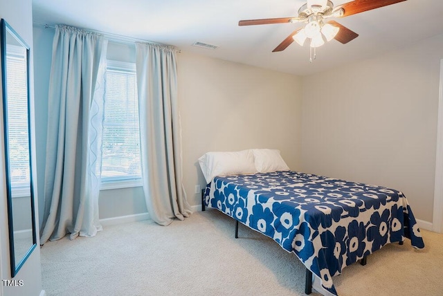 1005 Hidden River Ct, Raleigh, NC 27614 - bedroom featuring carpet flooring, baseboards, and ceiling fan