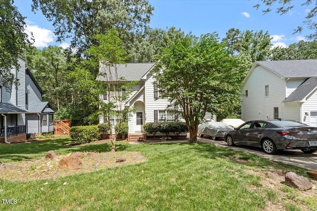 4108 Lazyriver Ln, Durham, NC 27712 - view of front of home featuring a front yard