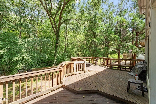 4108 Lazyriver Ln, Durham, NC 27712 - view of wooden terrace