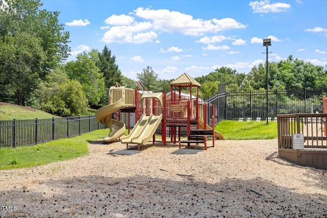 4108 Lazyriver Ln, Durham, NC 27712 - view of community jungle gym