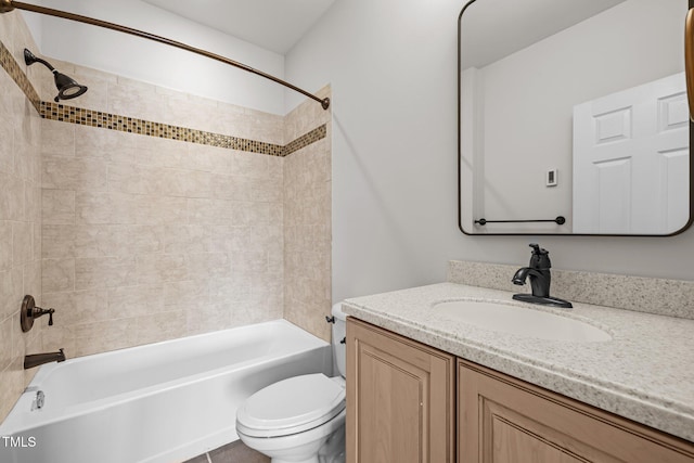 4913 Great Meadows Ct, Raleigh, NC 27609 - full bathroom featuring vanity, toilet, and tub / shower combination