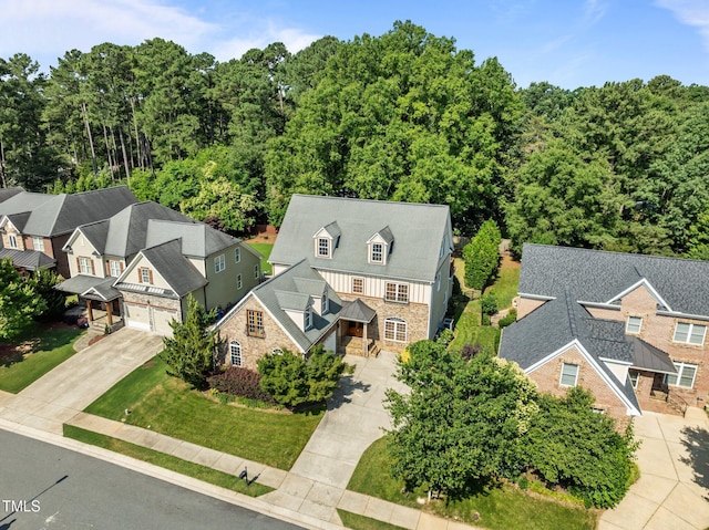4913 Great Meadows Ct, Raleigh, NC 27609 - aerial perspective of suburban area