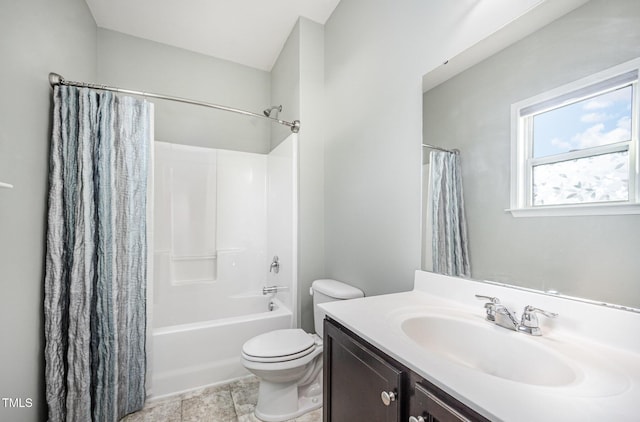 1305 Ivey Grove Ct, Fuquay Varina, NC 27526 - bathroom with vanity and shower / bathtub combination with curtain