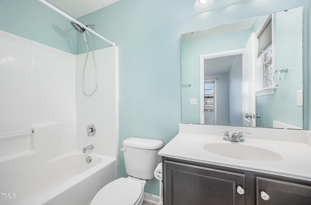 1305 Ivey Grove Ct, Fuquay Varina, NC 27526 - full bathroom featuring vanity and shower / bath combination