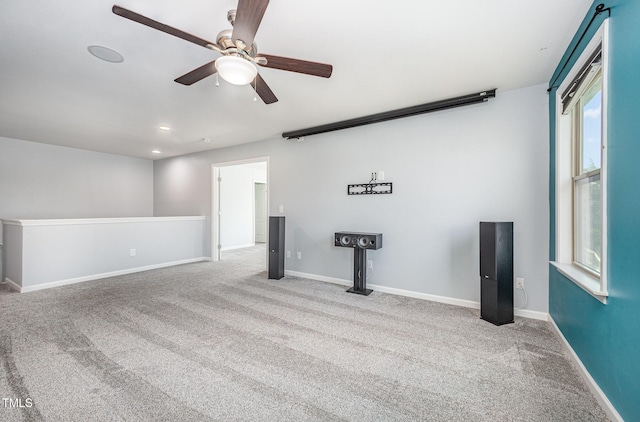 1305 Ivey Grove Ct, Fuquay Varina, NC 27526 - carpeted empty room featuring ceiling fan and baseboards