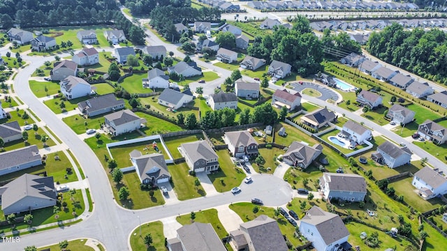 1305 Ivey Grove Ct, Fuquay Varina, NC 27526 - aerial overview of property's location with nearby suburban area