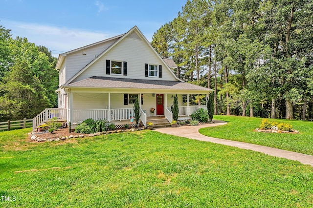 4702 Pleasant Green Rd, Durham, NC 27705 - country-style home with a porch and a shingled roof