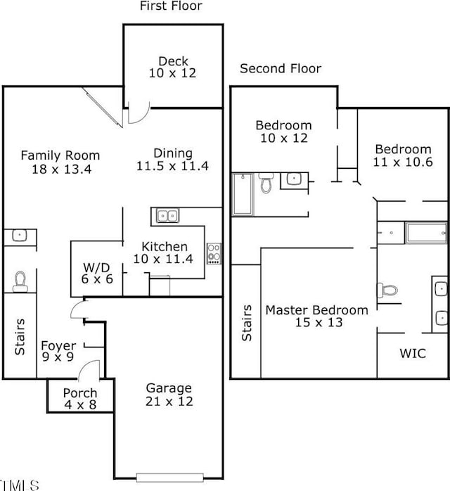 5644 Picnic Rock Ln, Raleigh, NC 27613 - view of room layout