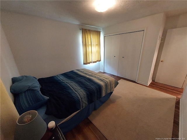 844 Montrose Rd, Raeford, NC 28376 - bedroom with a closet and wood finished floors