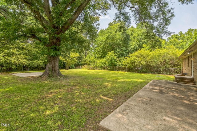 605 Sexton Ave, Zebulon, NC 27597 - view of yard with a patio