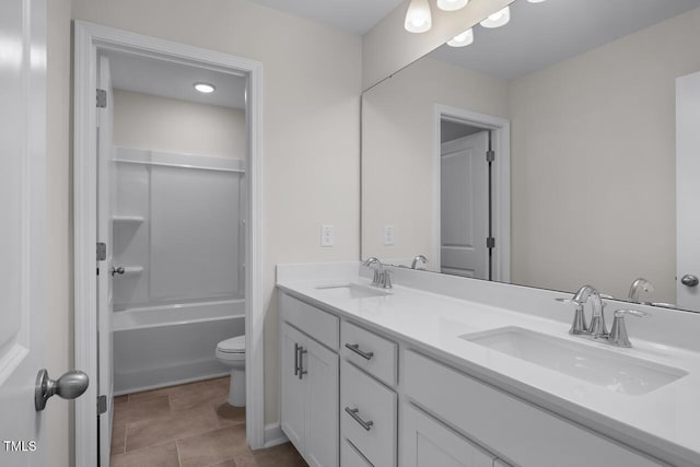 267 Old Fashioned Way, Lillington, NC 27546 - bathroom featuring double vanity and toilet