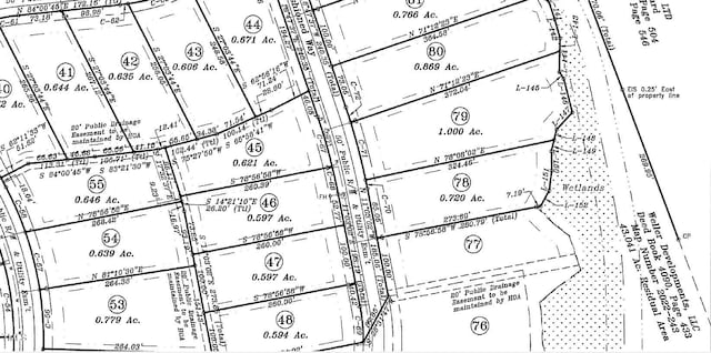 267 Old Fashioned Way, Lillington, NC 27546 - map showing property parcels