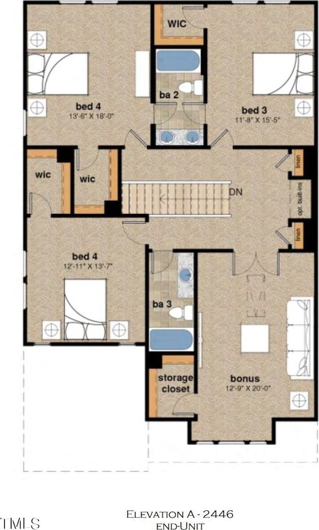 974 Double Helix Rd, Apex, NC 27523 - home floor plan