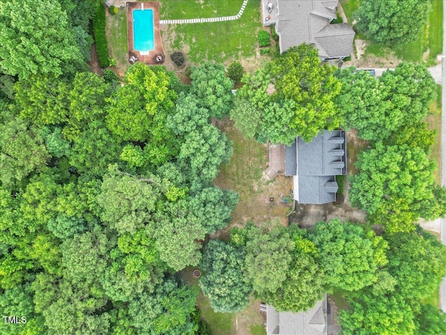618 Durwood Dr, Raleigh, NC 27603 - aerial view of property's location featuring a pool area