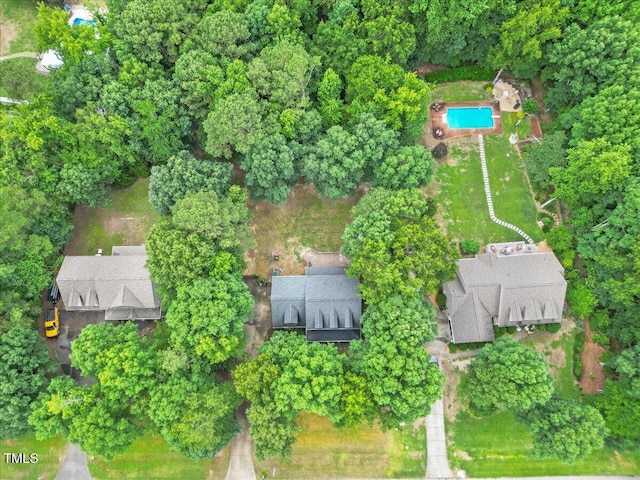 618 Durwood Dr, Raleigh, NC 27603 - aerial view of property's location with a pool