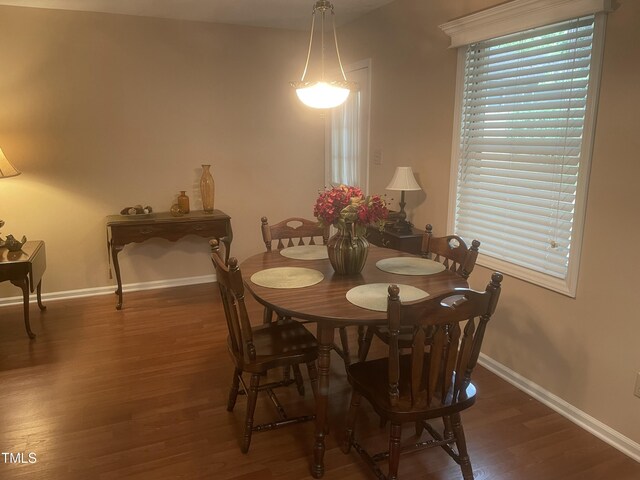 1913 Rendall St, Burlington, NC 27215 - dining space featuring wood finished floors and baseboards
