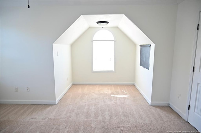 579 Wedgefield Dr, Raeford, NC 28376 - bonus room featuring carpet, baseboards, and vaulted ceiling