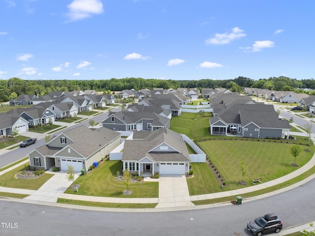 1727 Pinecliff Ct, Fuquay Varina, NC 27526 - aerial perspective of suburban area