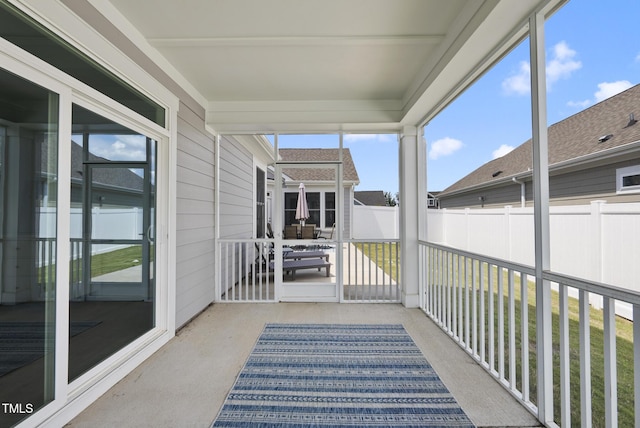 1727 Pinecliff Ct, Fuquay Varina, NC 27526 - view of unfurnished sunroom