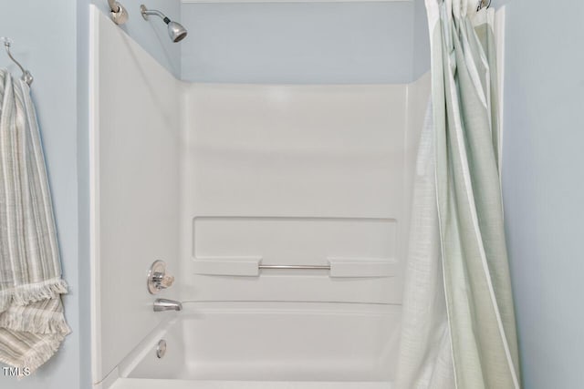 1826 Northgate St, Durham, NC 27704 - bathroom with shower / bath combination with curtain