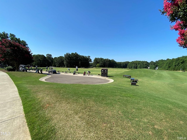 5216 Sunset Fairways Dr, Holly Springs, NC 27540 - view of community with a lawn