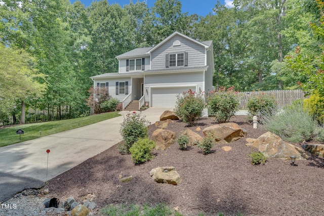 2310 Turning Pointe Way, Hillsborough, NC 27278 - traditional home featuring concrete driveway and an attached garage
