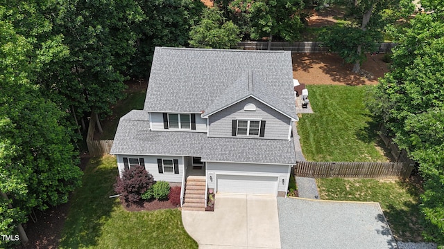 2310 Turning Pointe Way, Hillsborough, NC 27278 - view of front of property with roof with shingles, concrete driveway, and a garage