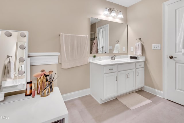 2310 Turning Pointe Way, Hillsborough, NC 27278 - bathroom with vanity, baseboards, and a shower