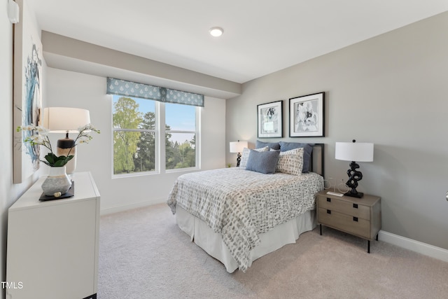 144 N White St # 100, Wake Forest, NC 27587 - bedroom with light colored carpet and baseboards