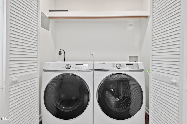 1207 Grant St, Durham, NC 27701 - washroom with independent washer and dryer