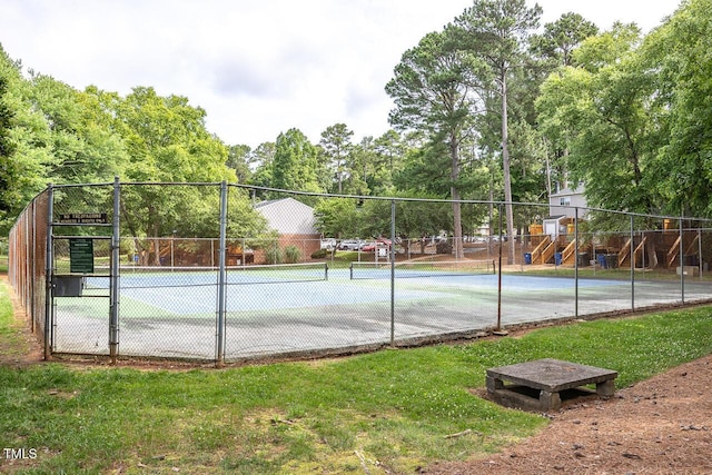7731 Kingsberry Ct, Raleigh, NC 27615 - view of tennis court