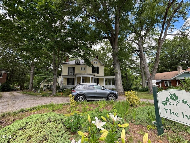 331 N Main St, Warrenton, NC 27589 - view of front of property with a chimney