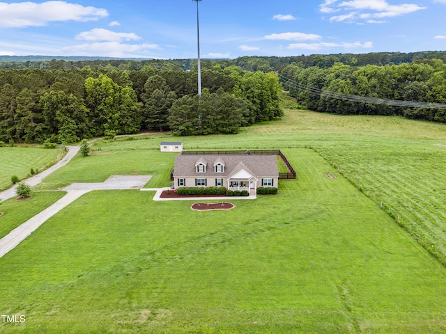 9300 Lake Wheeler Rd, Fuquay Varina, NC 27526 - aerial view of sparsely populated area featuring a forest
